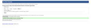 validazione HTML pagina Segreteria