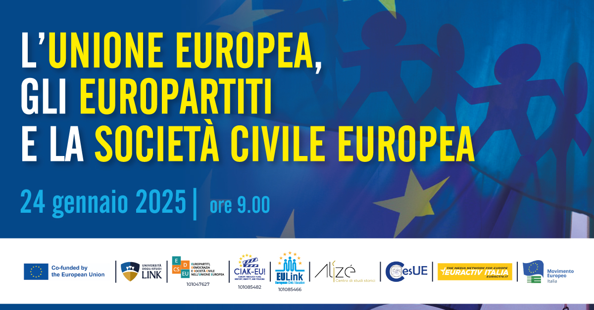 L'Unione europea, gli europartiti e la società civile europea