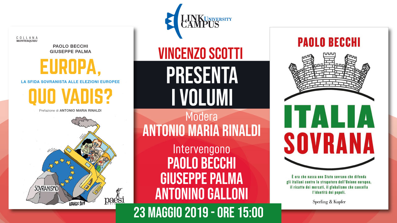Presentazione dei volumi: Europa, quo vadis? e Italia Sovrana