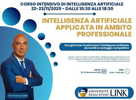 Intelligenza Artificiale applicata in ambito professionale