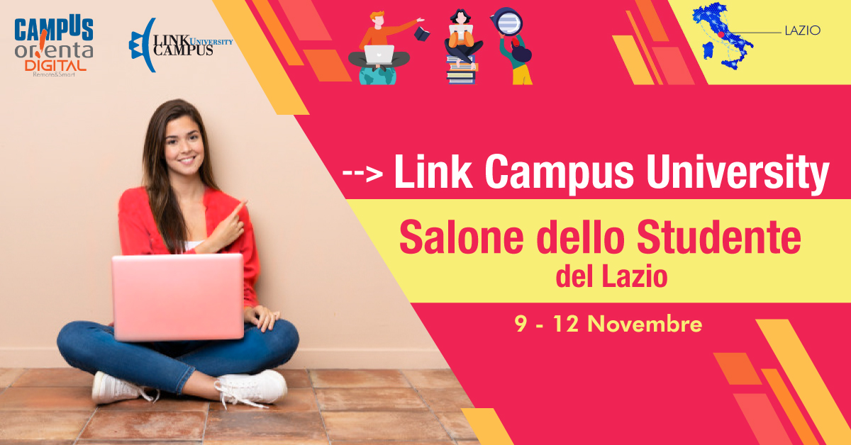 Link Campus University al Salone dello Studente, edizione digitale.