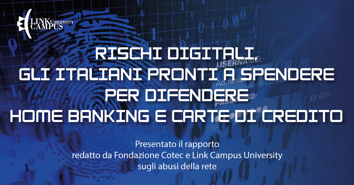 Presentato il rapporto redatto da Fondazione Cotec e Link Campus University sugli abusi della rete