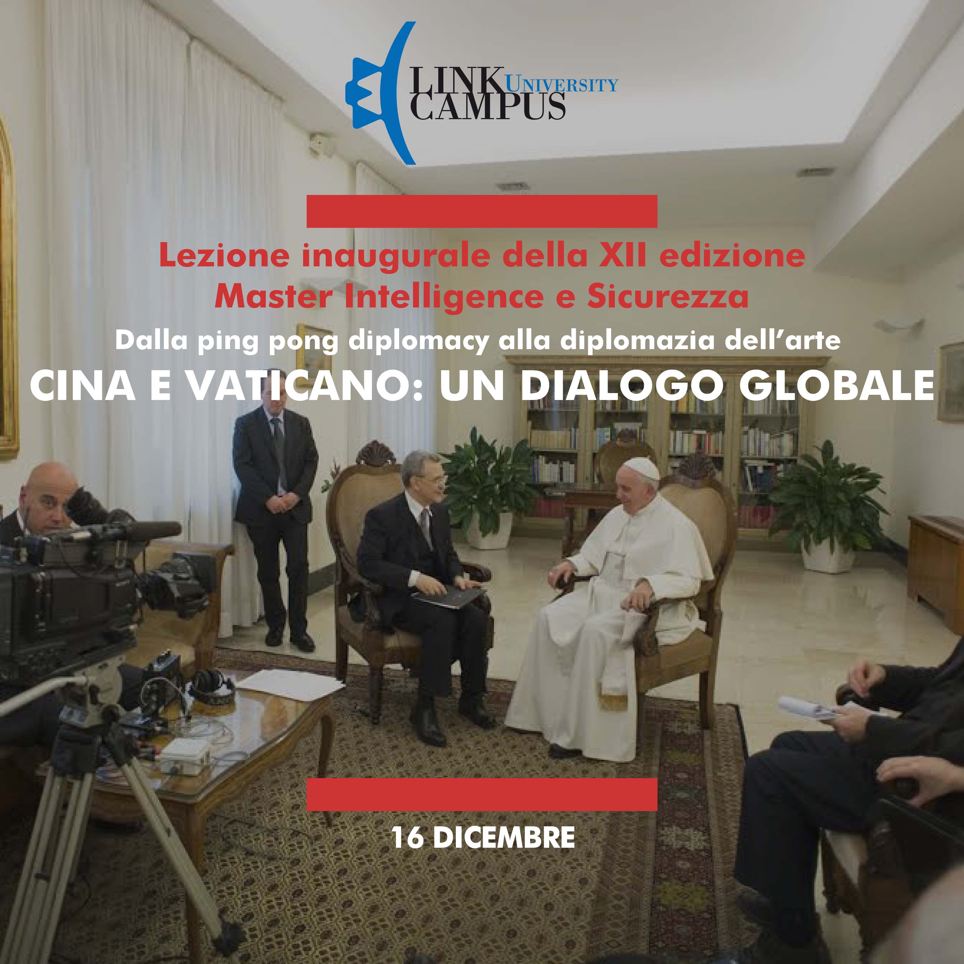 Cina e Vaticano: un dialogo globale